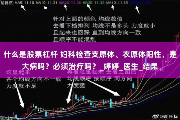 什么是股票杠杆 妇科检查支原体、衣原体阳性，是大病吗？必须治疗吗？_婷婷_医生_结果